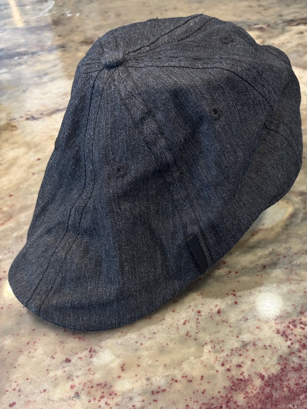Men's Dark Gray Newsboy Cap